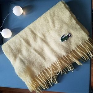 Lacoste wool blend scarf